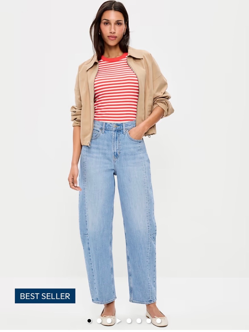 Old Navy high waisted barrel ankle jeans